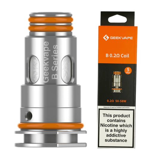 Replacement Coil- Geekvape B Series 0.2/0.3/0.4/1.2 Ohm 5 Pack