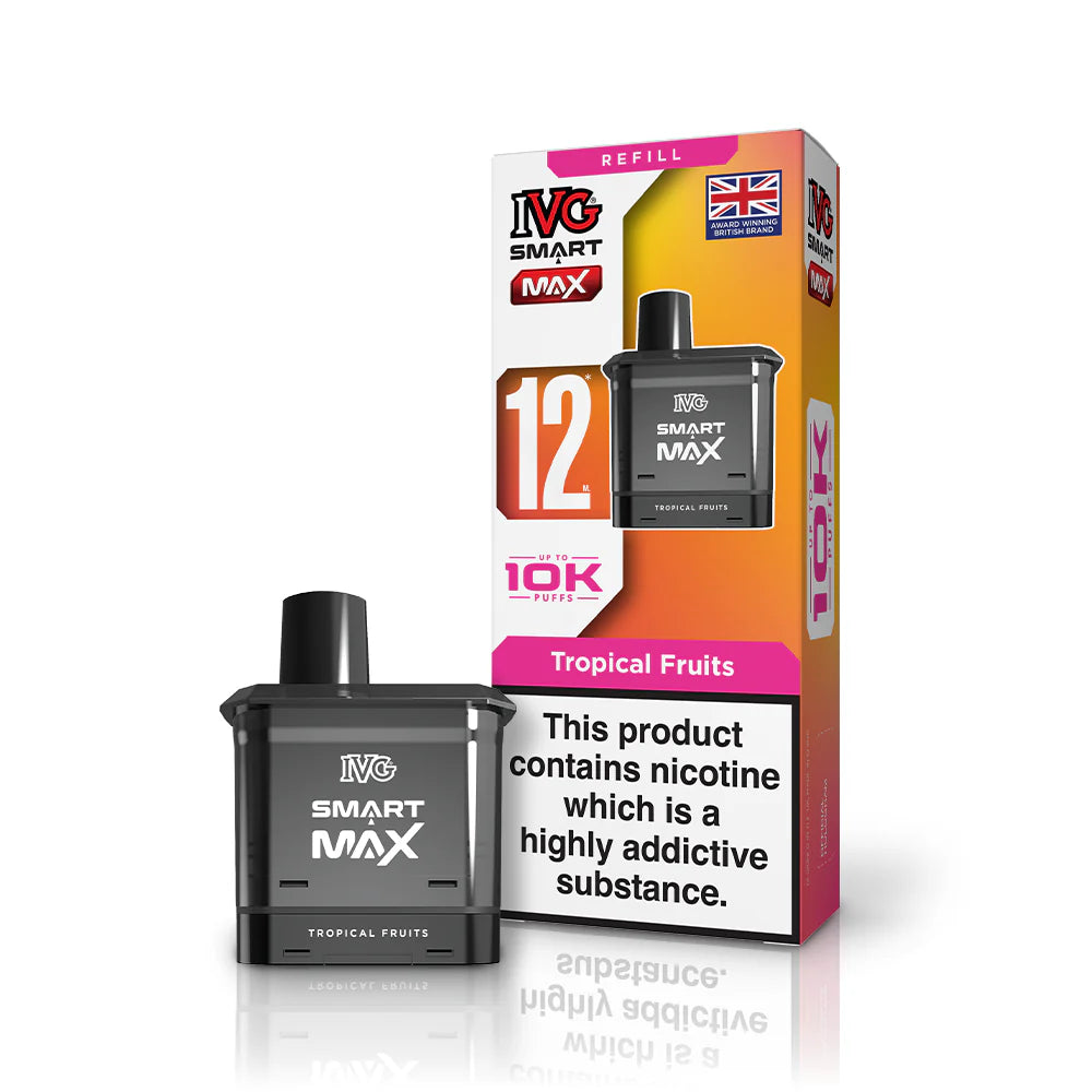 IVG SMART MAX 10K Vape- TROPICAL FRUITS Refill Pod