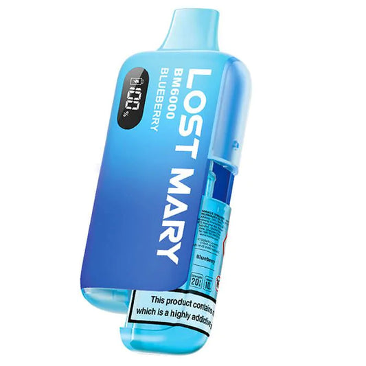 Lost Mary 6000k Vape- Blueberry Prefilled Starter Kit