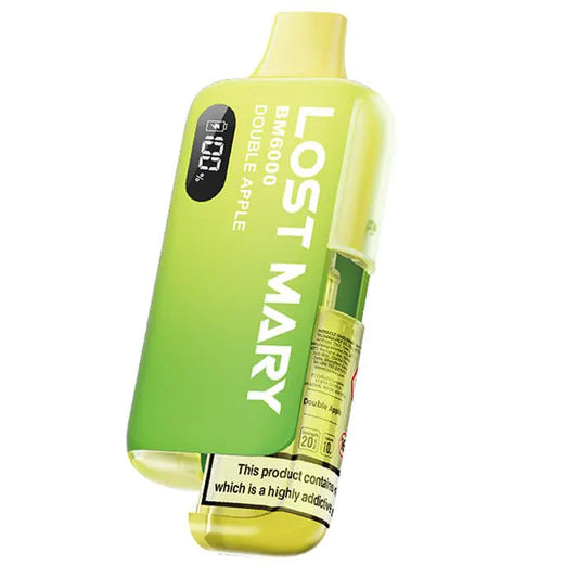 Lost Mary 6000k Vape- Double Apple Prefilled Starter Kit