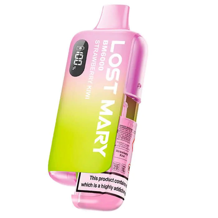Lost Mary 6000k Vape- Strawberry Kiwi Prefilled Starter Kit