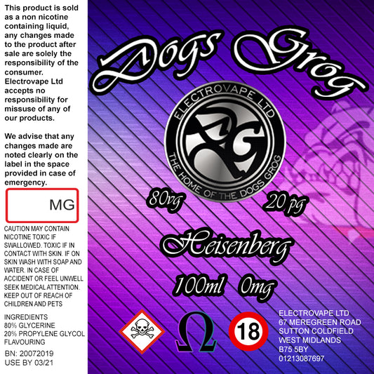 Dogs Grog - Heisenberg