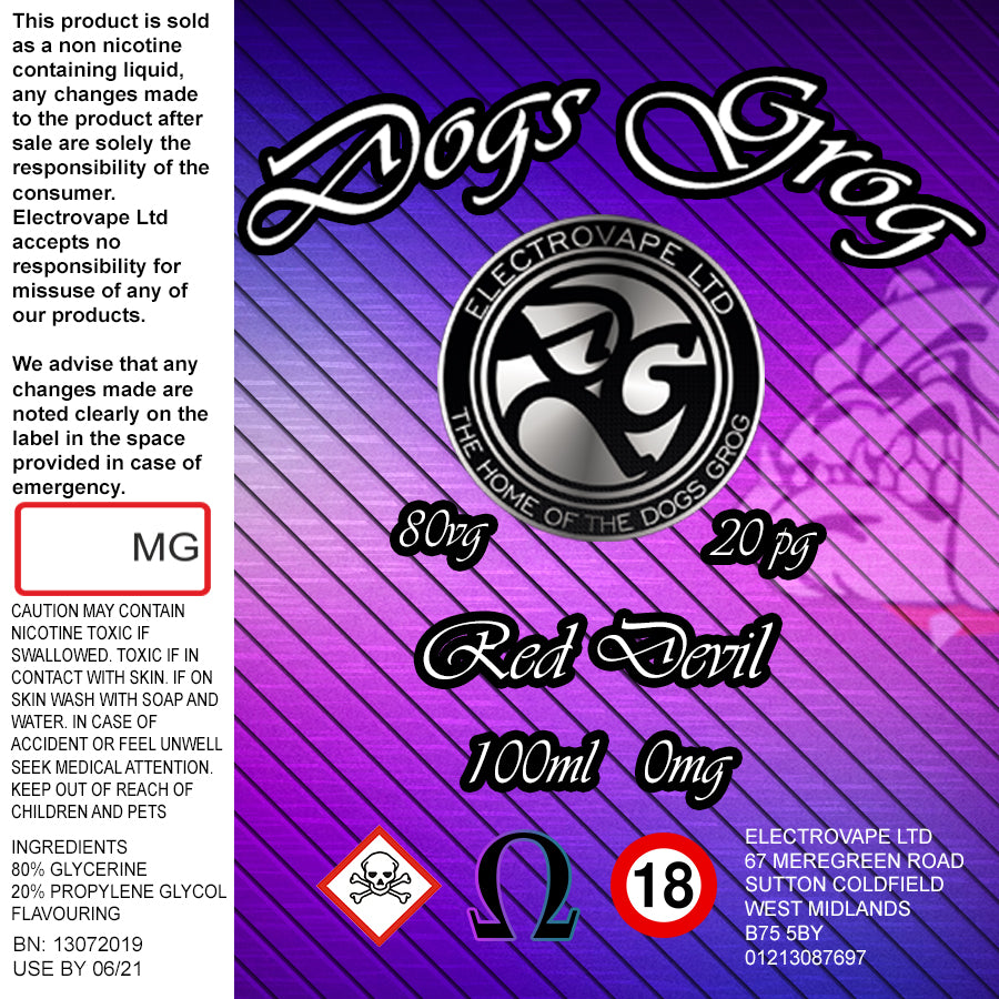 Dogs Grog - Red Devil