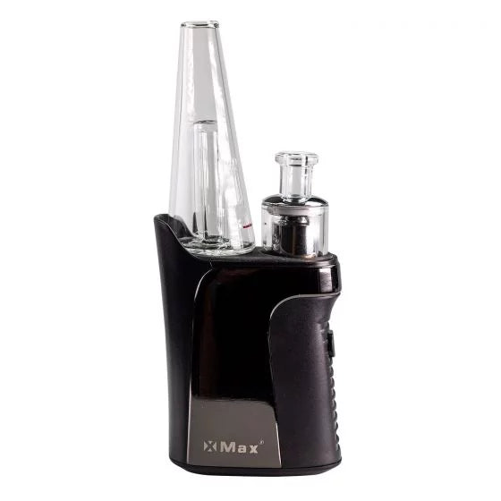 XMax Qomo – Compact Electric Dab Rig (Ceramic Bucket, Mini Glass Bubbler)