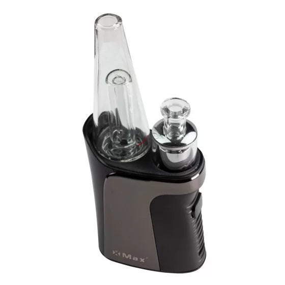 XMax Qomo – Compact Electric Dab Rig (Ceramic Bucket, Mini Glass Bubbler)