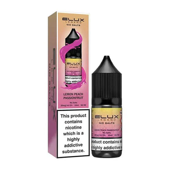 Lemon Peach Passionfruit - Elux Legends 10ml Nic Salts