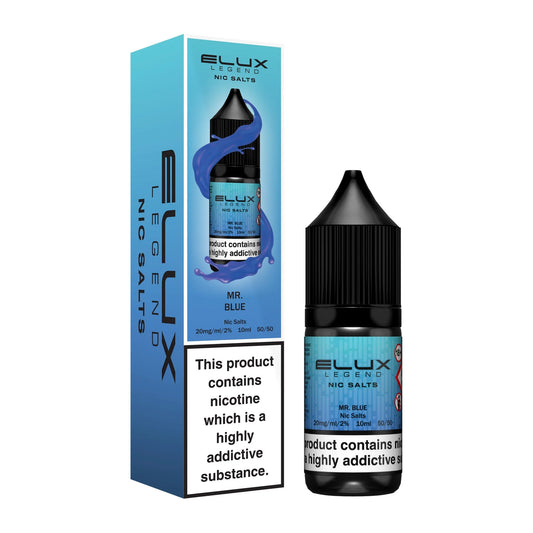 Mr. Blue- Elux Legends 10ml Nic Salts