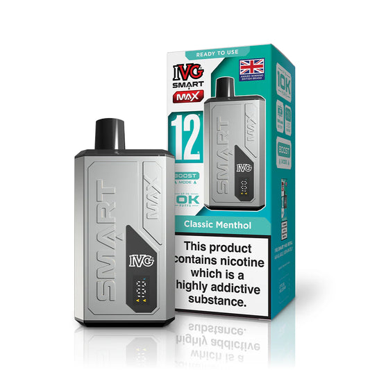 IVG SMART MAX 10K Vape- CLASSIC MENTHOL STARTER KIT