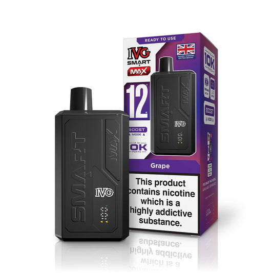 IVG SMART MAX 10K Vape- GRAPE STARTER KIT