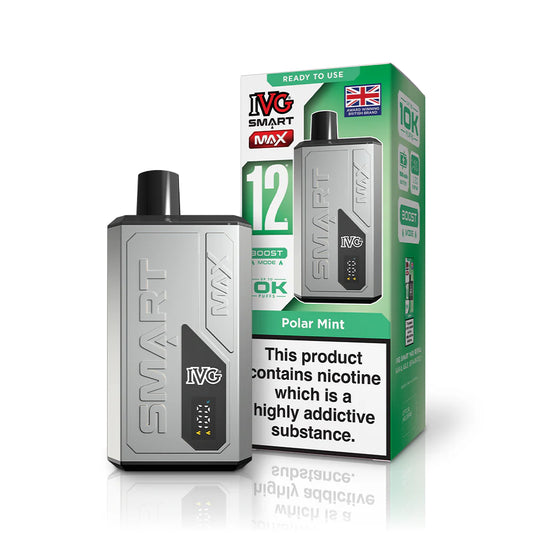 IVG SMART MAX 10K Vape- POLAR MINT STARTER KIT