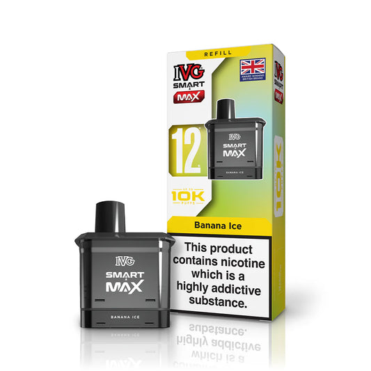 IVG SMART MAX 10K Vape-BANANA ICE Refill Pod
