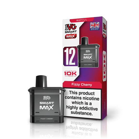 IVG SMART MAX 10K Vape- FIZZY CHERRY Refill Pod
