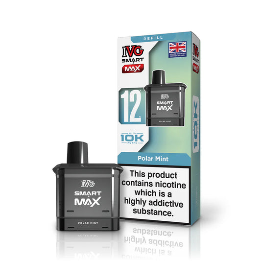 IVG SMART MAX 10K Vape- POLAR MINT Refill Pod