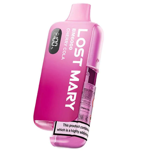 Lost Mary 6000k Vape- Cherry Cola Prefilled Starter Kit