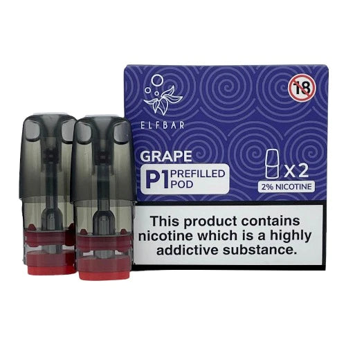 ELFBAR P1 Pre filled disposable Pod 2ml